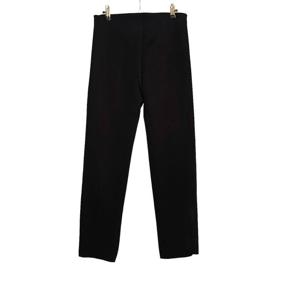 COS Straight Leg Black Pull On Elastic Waist High Rise Pants SMALL - Picture 1 of 7